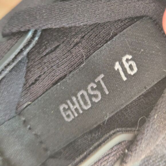 Brooks Mens Ghost 16 Sneakers  11.5 D /45.5 Running Athletic Shoe Black Lava EUC - Picture 6 of 10